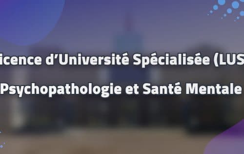 استعمال الزمن الخاص بالإجازة الجامعية المتخصصة – علم النفس المرضي والصحة النفسية