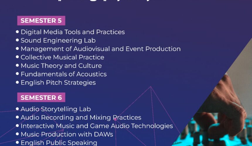 إجازة التميز : هندسة الصوت ،الموسيقى التفاعلية إجازة التميز : هندسة الصوت ،الموسيقى التفاعلية