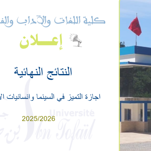 اجازة التميز في السينما وانسانيات الادماج