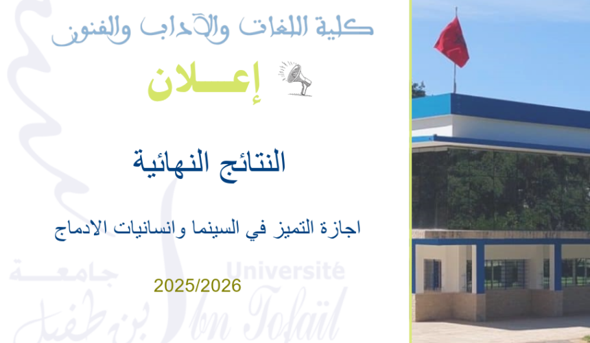 اجازة التميز في السينما وانسانيات الادماج